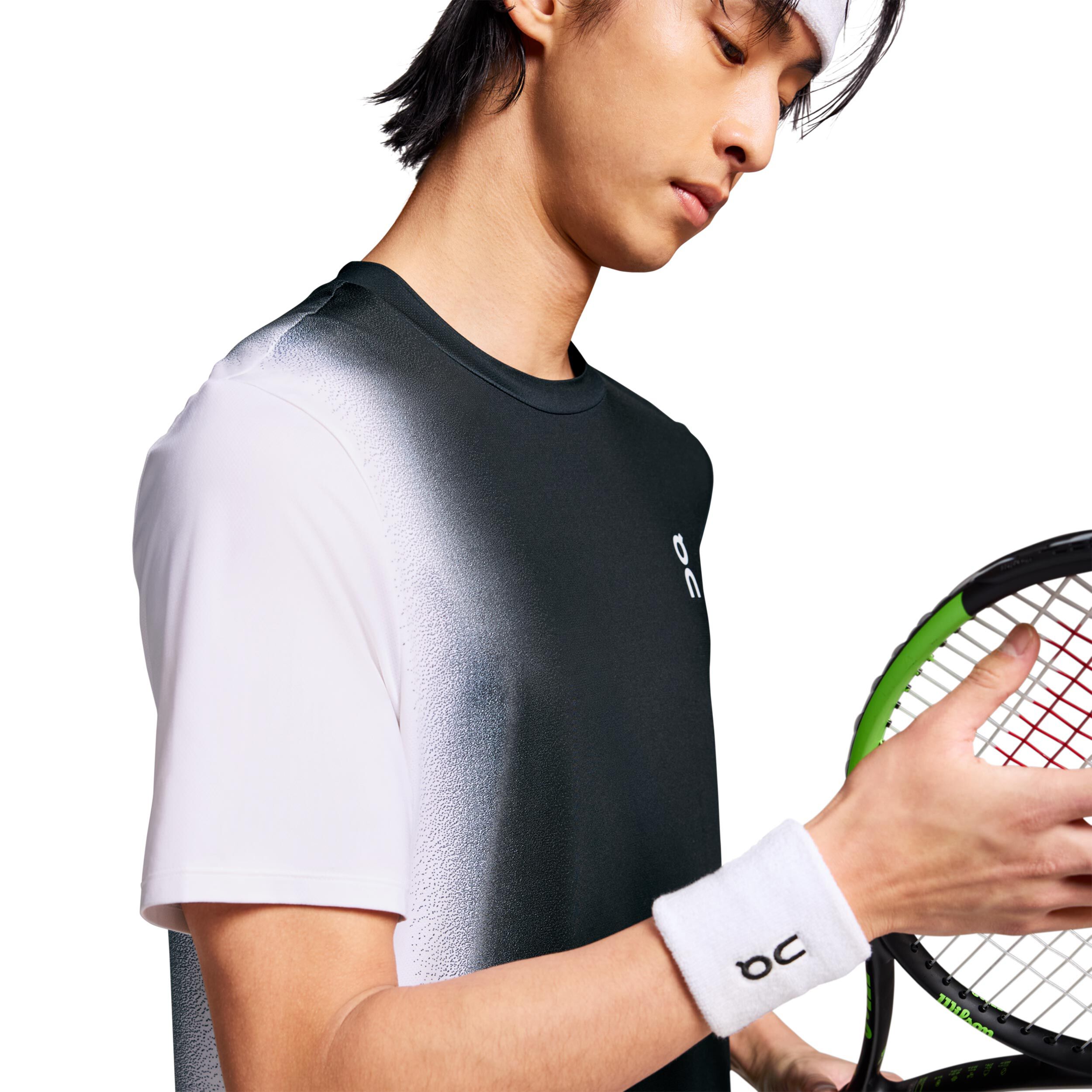 Court T-Shirt Herren - Schwarz, Weiß
