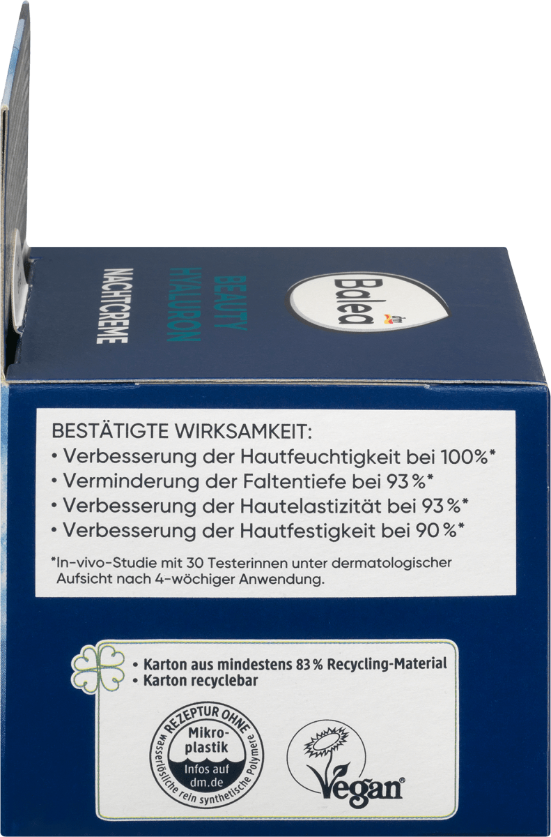 Anti Falten Nachtcreme Beauty Hyaluron, 50 ml