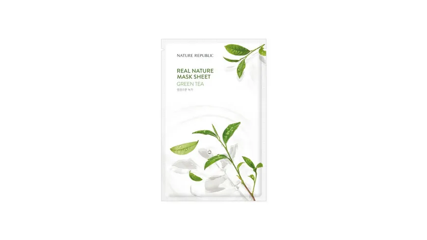 Nature Republic Real Nature Green Tea Mask Sheet 23 ml
