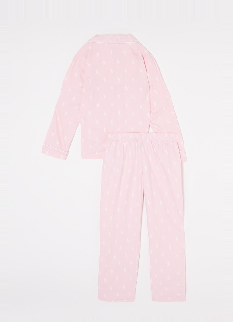 Un set de pijamale cu imprimeu al logo-ului Ralph Lauren