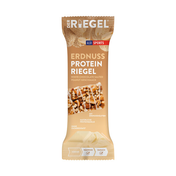 Protein Nutbar, White Chocolate Salted Peanut, 6er Set
