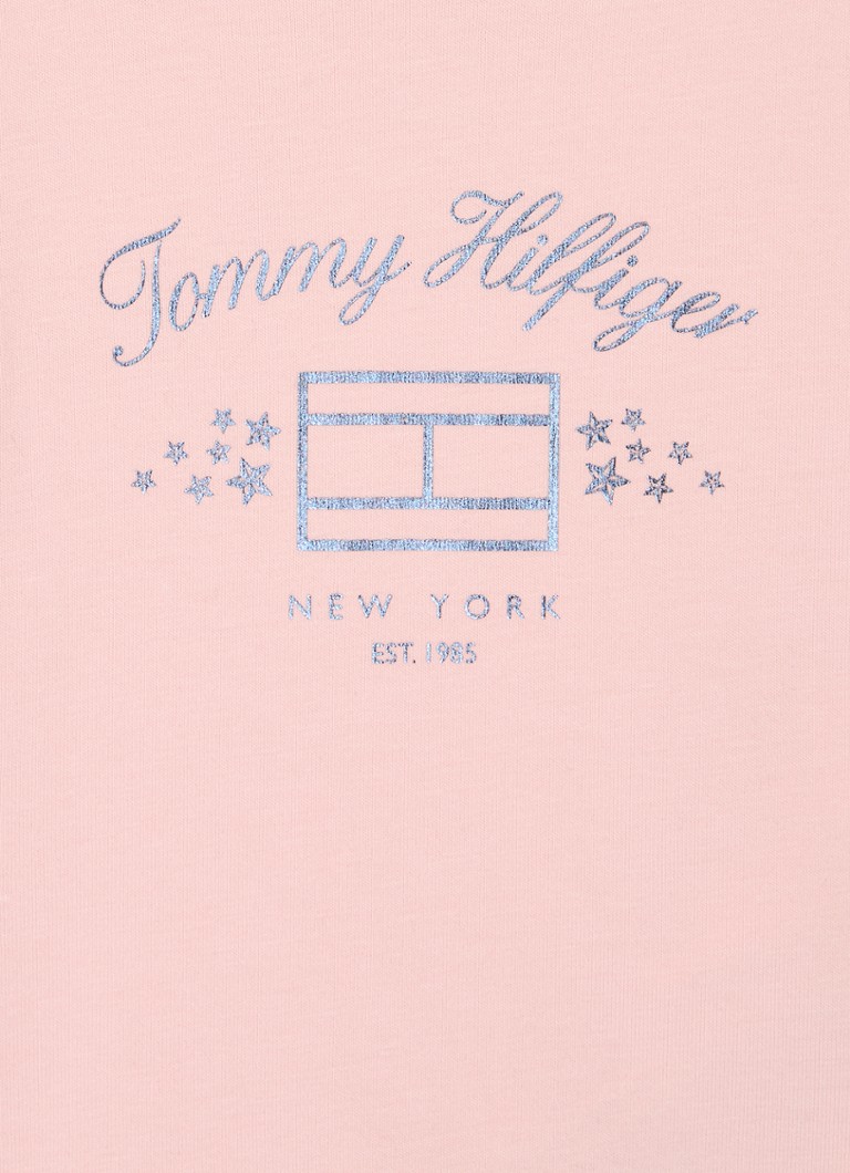 Tricou cu mânecă lungă Tommy Hilfiger cu logo imprimat
