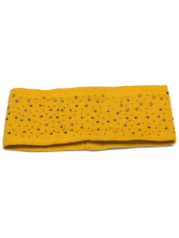 styleBREAKER Feinstrick Stirnband in Curry günstig kaufen onesize