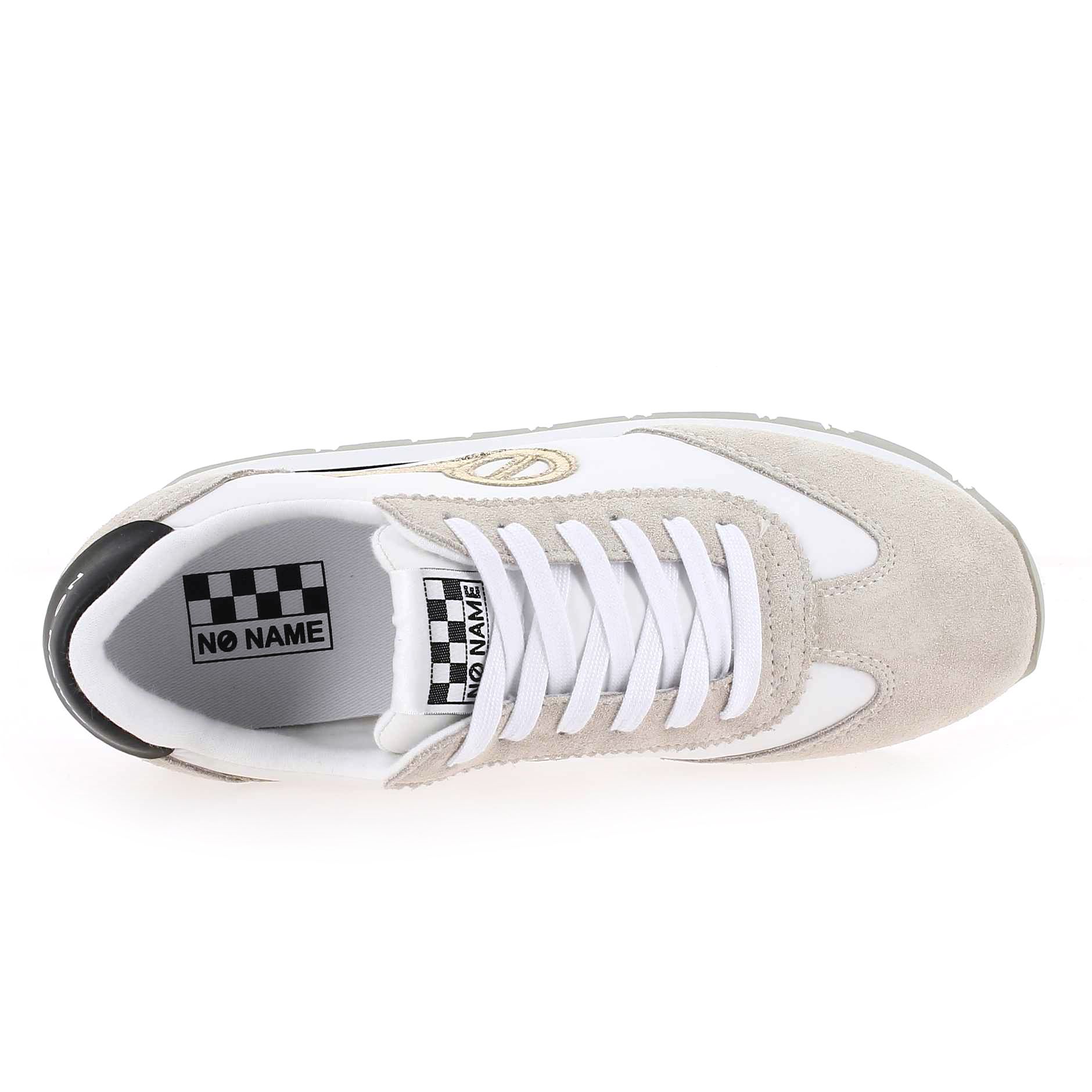 No Name  CITY RUN JOGGER - Blanc Crème