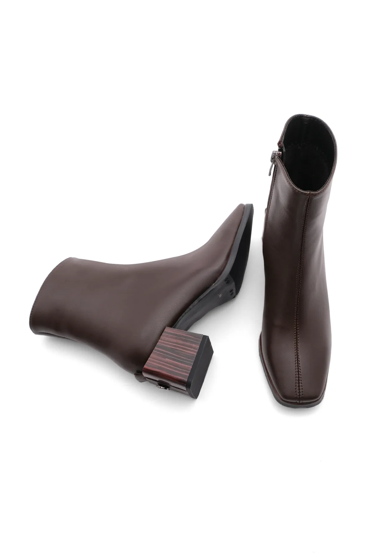 Marjin  Stiefelette - Braun - Blockabsatz