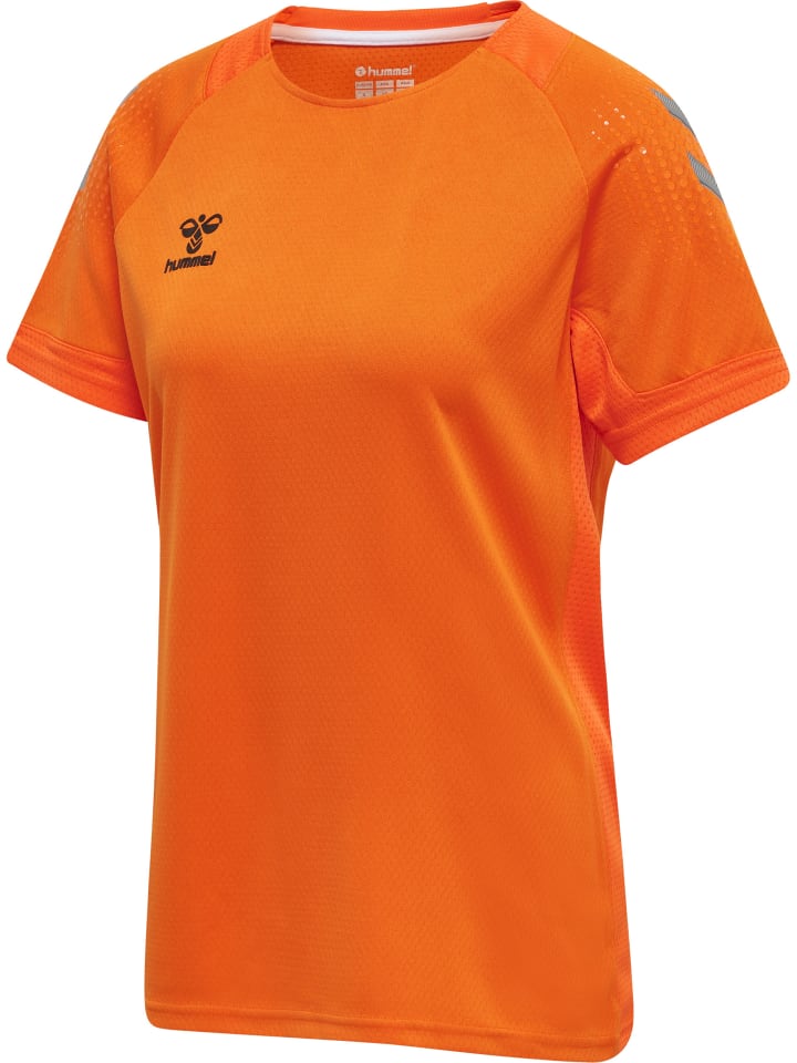 Hummel Hummel T-Shirt Hmllead Damen in ORANGE TIGER günstig kaufen