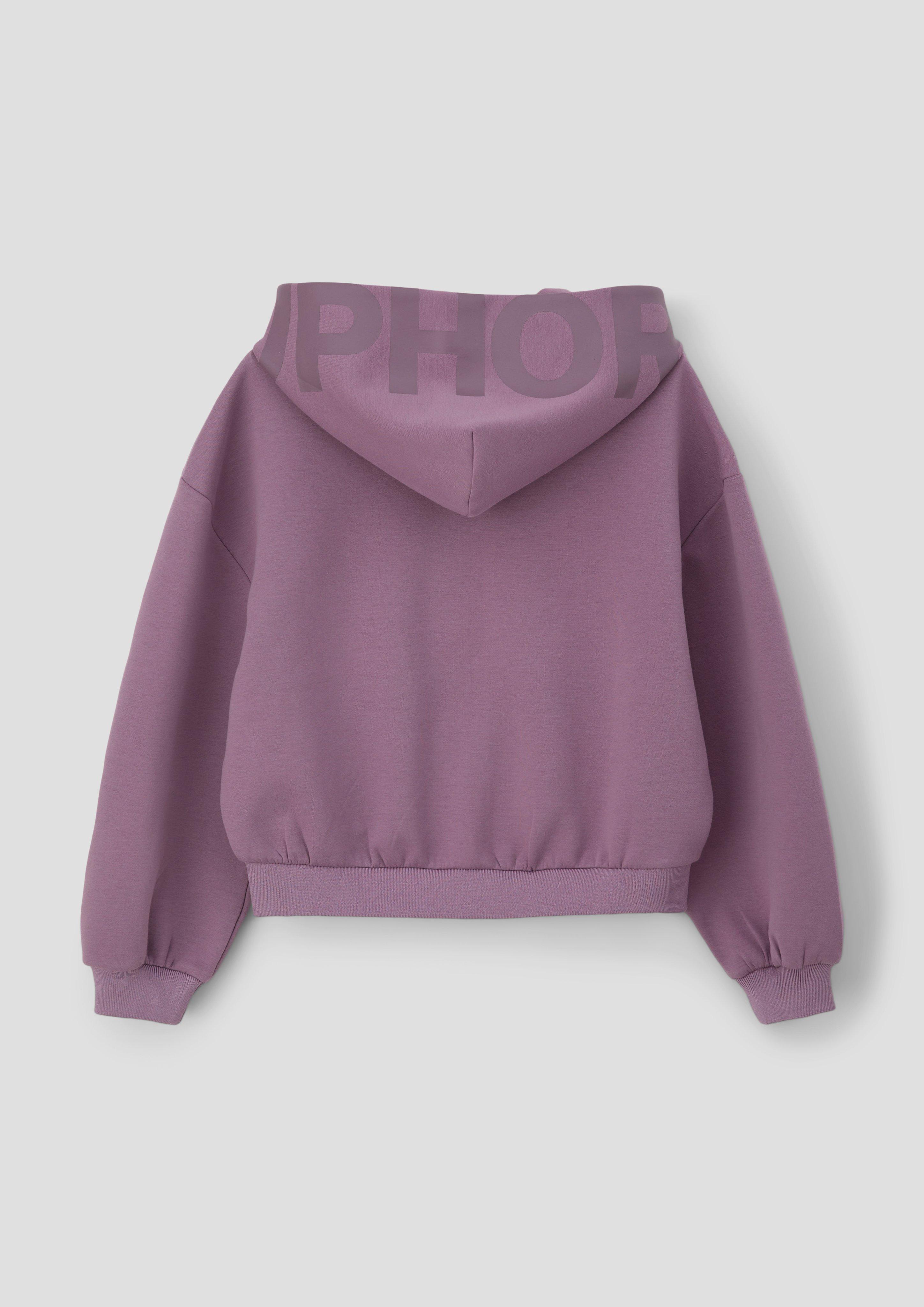 Sweatshirtjacke mit Kapuzen-Print  2137293-4758
