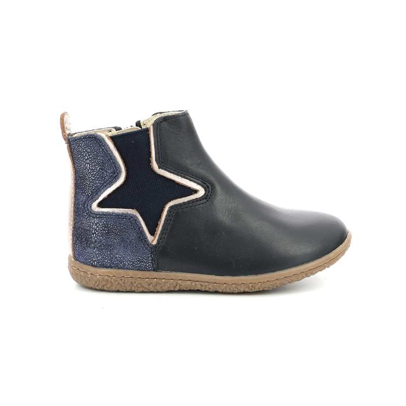 Boots cuir Vermillon