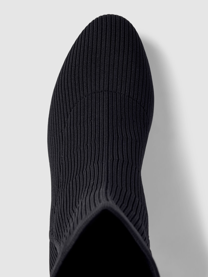 Sock Boots mit Logo-Detail Modell 'FEMININE ESSENTIAL' in schwarz