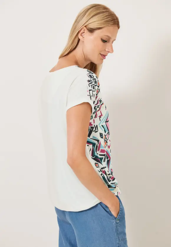 CECIL Materialmix T-Shirt