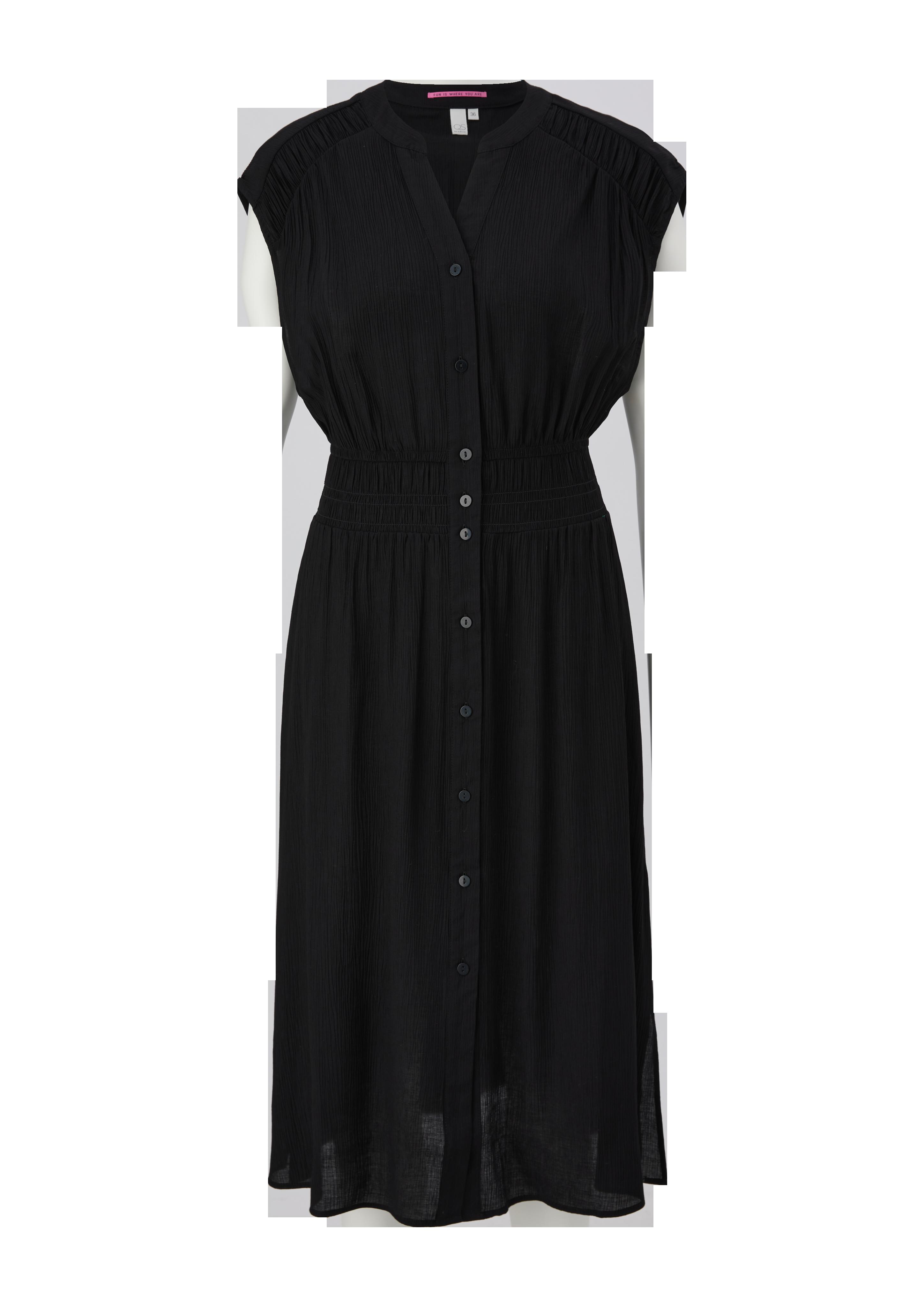 Midi-Kleid aus Viskose-Crêpe  2124575-9999
