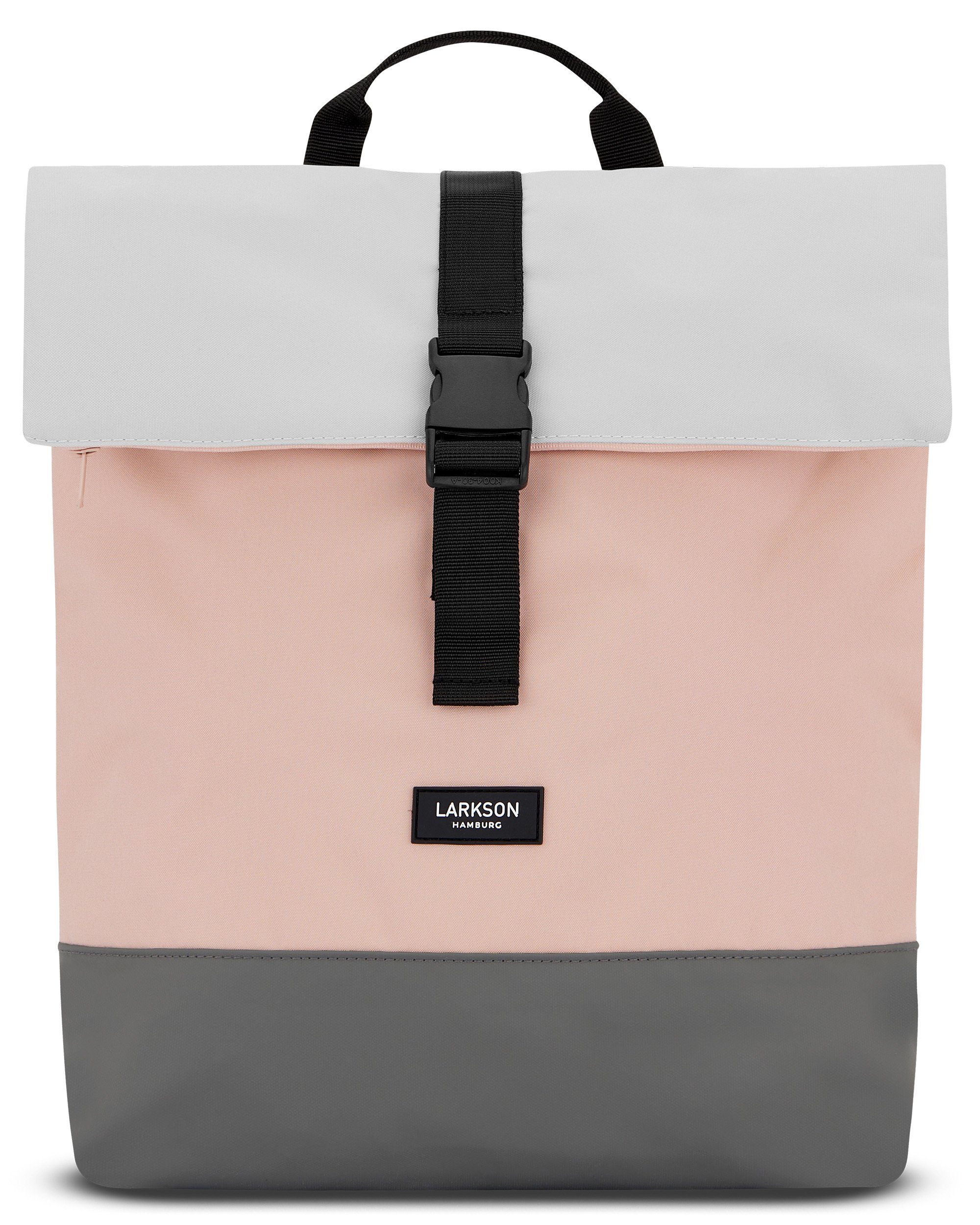 LARKSON Cityrucksack TAMMO, Rolltop Damen Herren, Laptop Fach, Flexible Größe, Wasserabweisend
