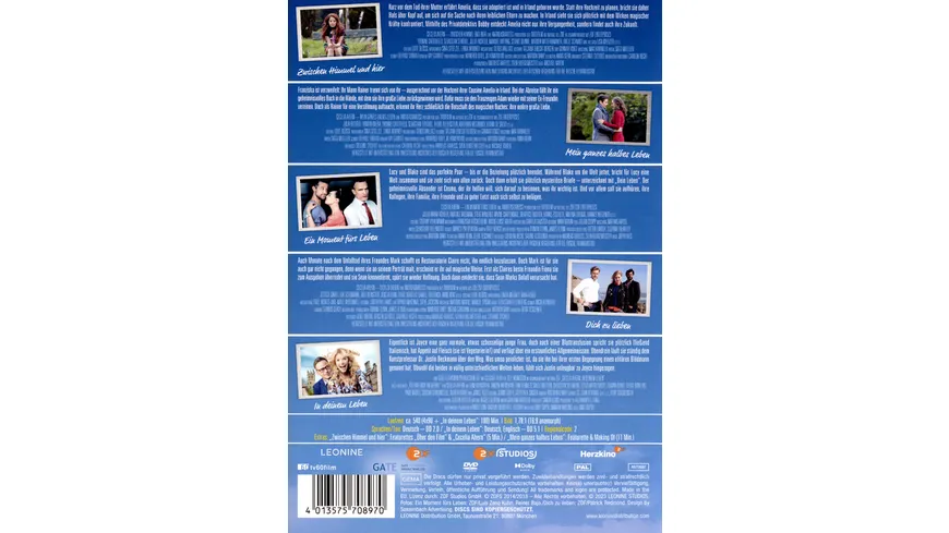 Cecelia Ahern - Liebe das Leben - Collection  [5 DVDs]
