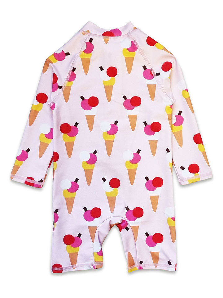 Toby Tiger Bade-Overall in Rosa günstig kaufen