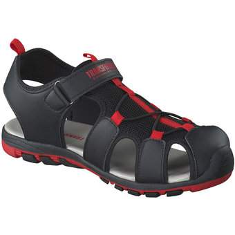Transformers Sandale in schwarz
