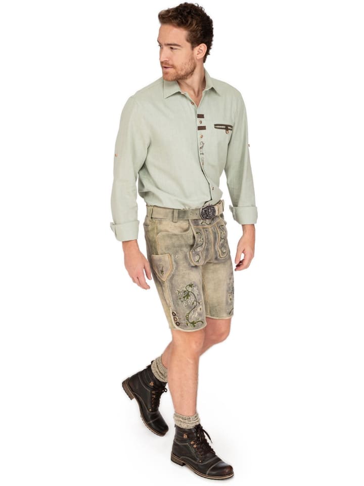 MADDOX Lederhose FLEESENSEE in braun günstig kaufen