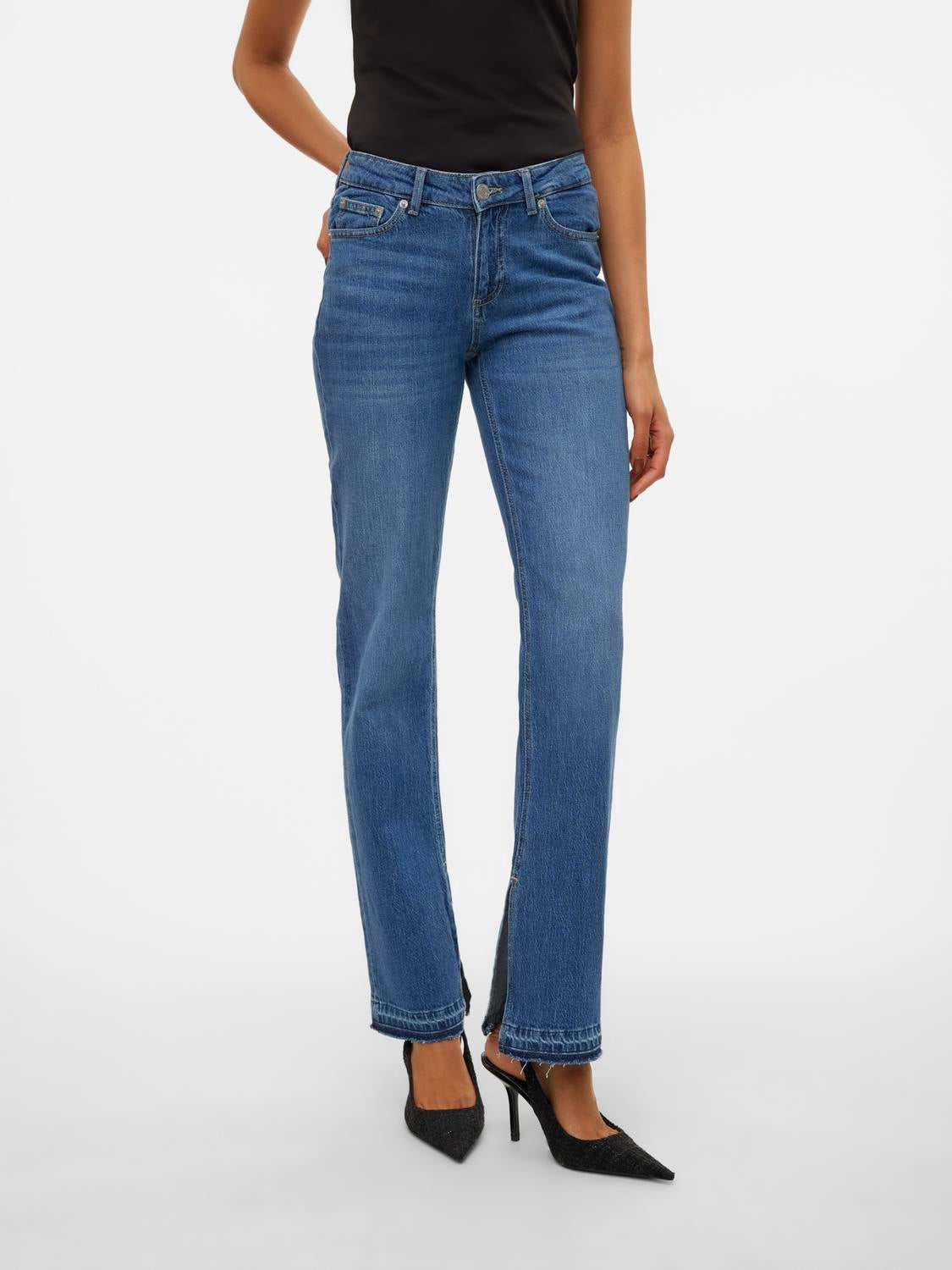 VMJADA Mid Rise Gerade geschnitten Jeans
