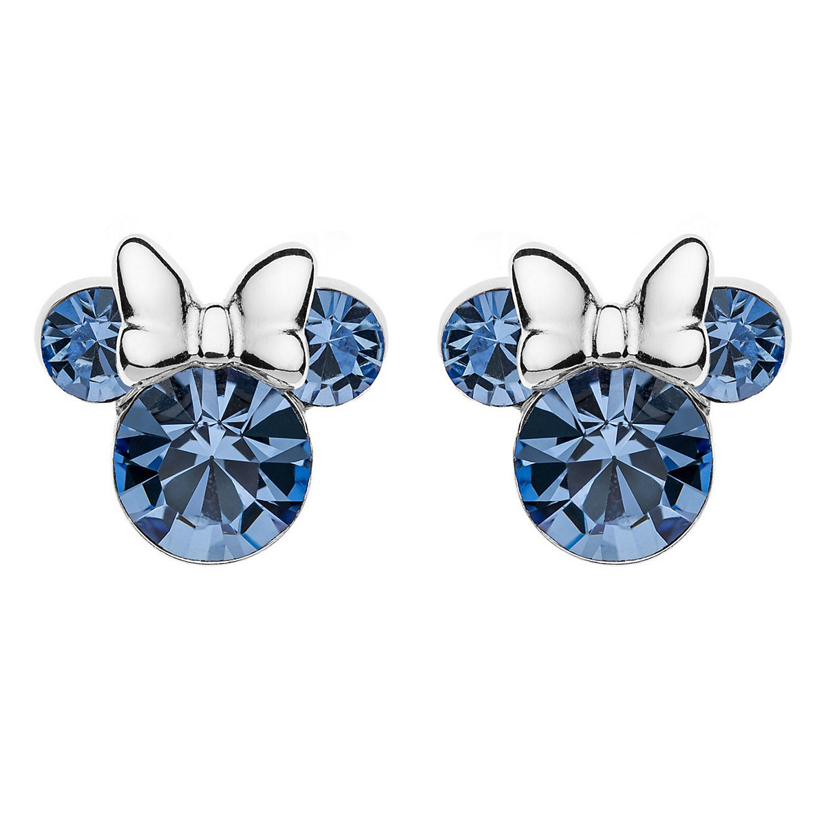 Kinder-Ohrringe Geburtsstein Dezember Blau 925 Silber Ohrstecker
