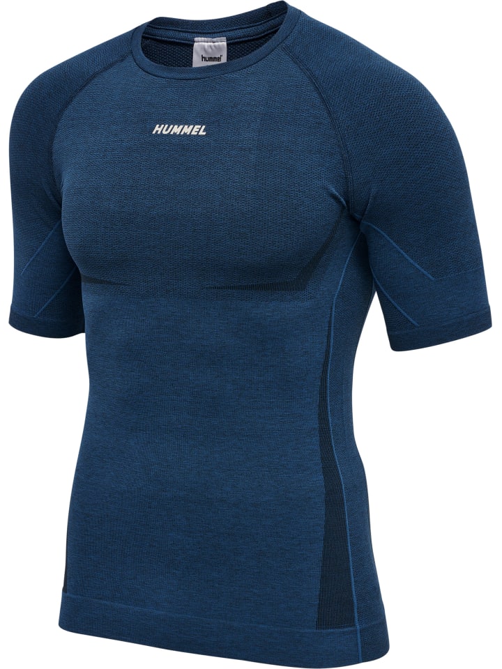 Hummel Hummel T-Shirt Raglanärmel Hmlte Mike Multisport Herren in INSIGNIA BLUE/BLACK MELANGE günstig kaufen XL