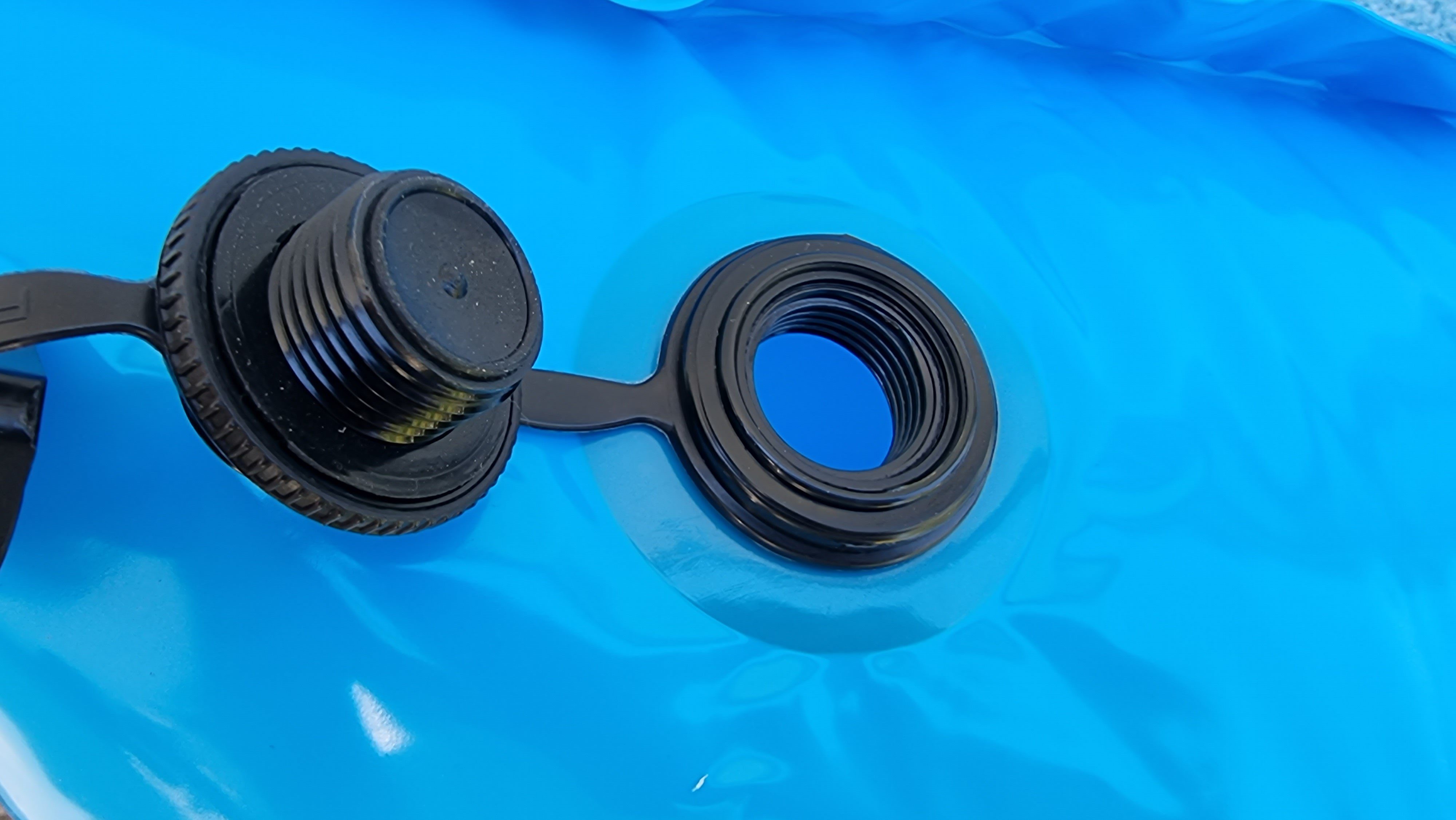 HC Garten & Freizeit Pool-Abdeckplane Poolkissen (Set, 5-St), mit Schraubventil, 120x120cm