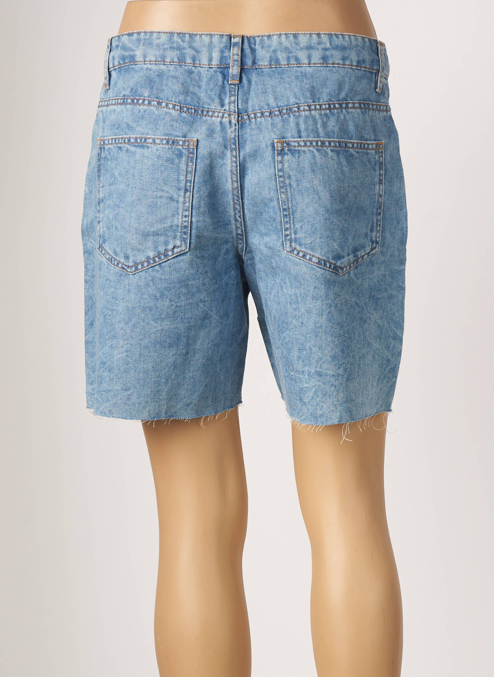 Chloe Stora Bermudas Femme couleur bleu