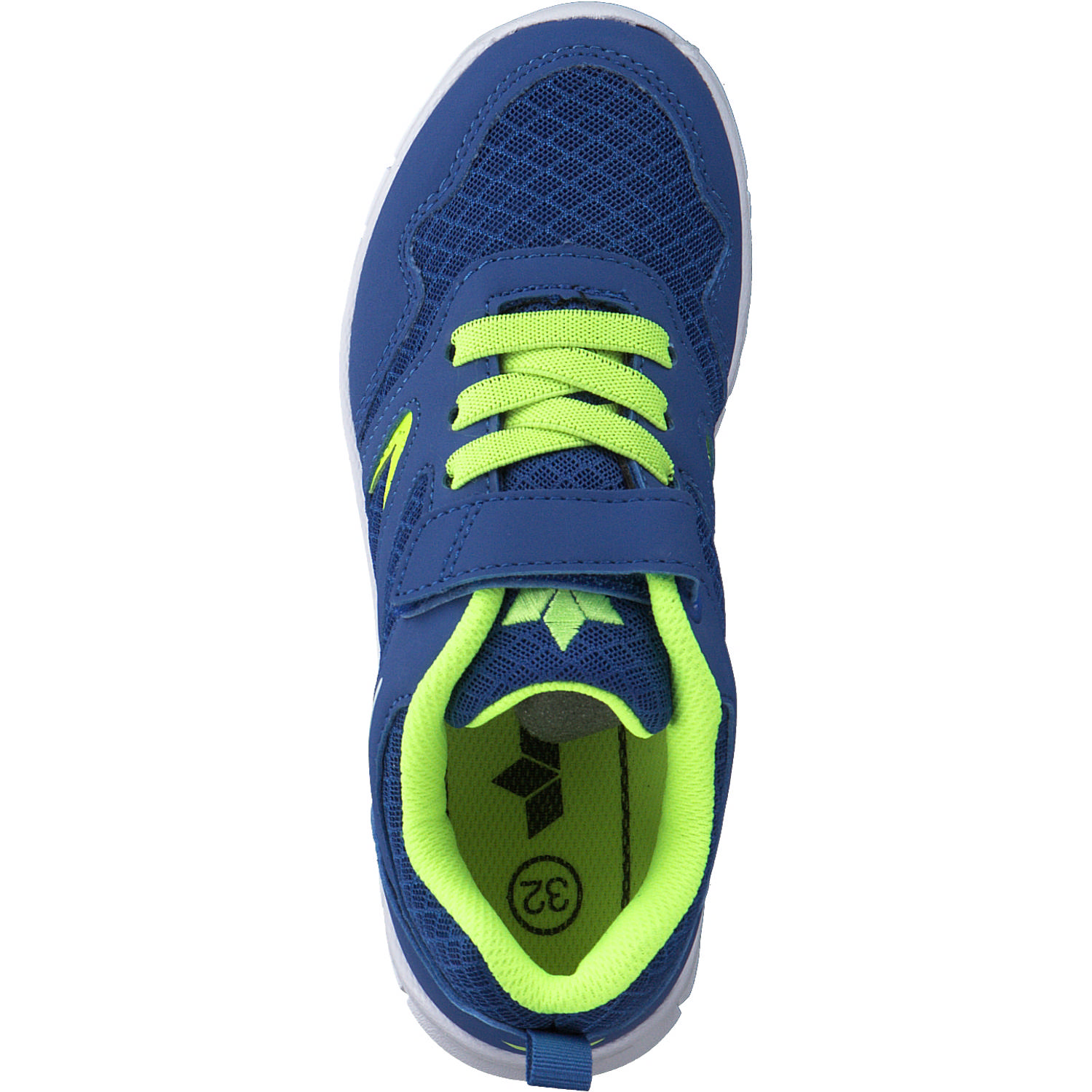 Geka Skip VS, Sneakers Low, Kinder, blau/lemon