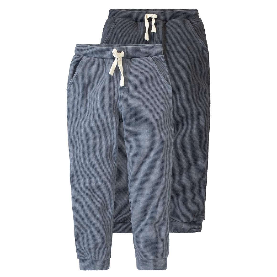 2 Jungen Jogginghosen aus Waffel-Piqué