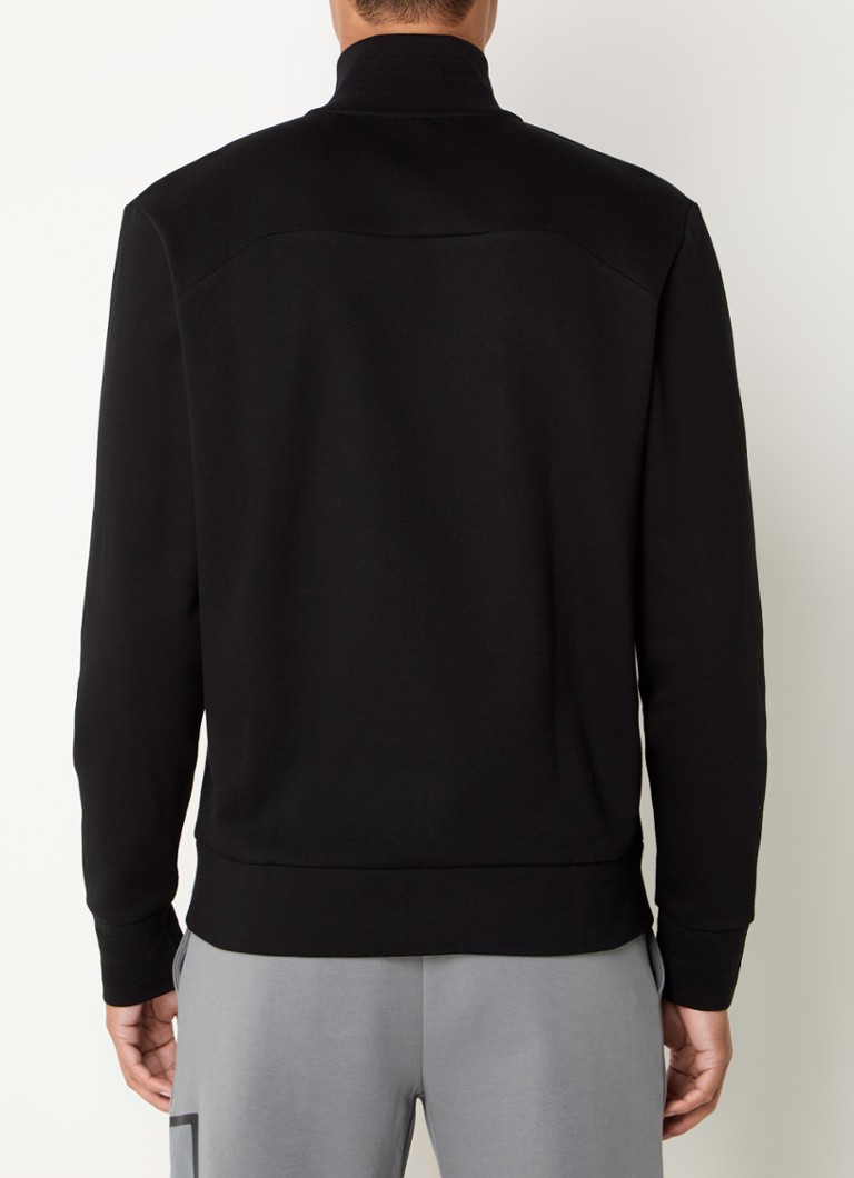 Cardigan tricotat subțire HUGO BOSS Skaz Mirror cu logo