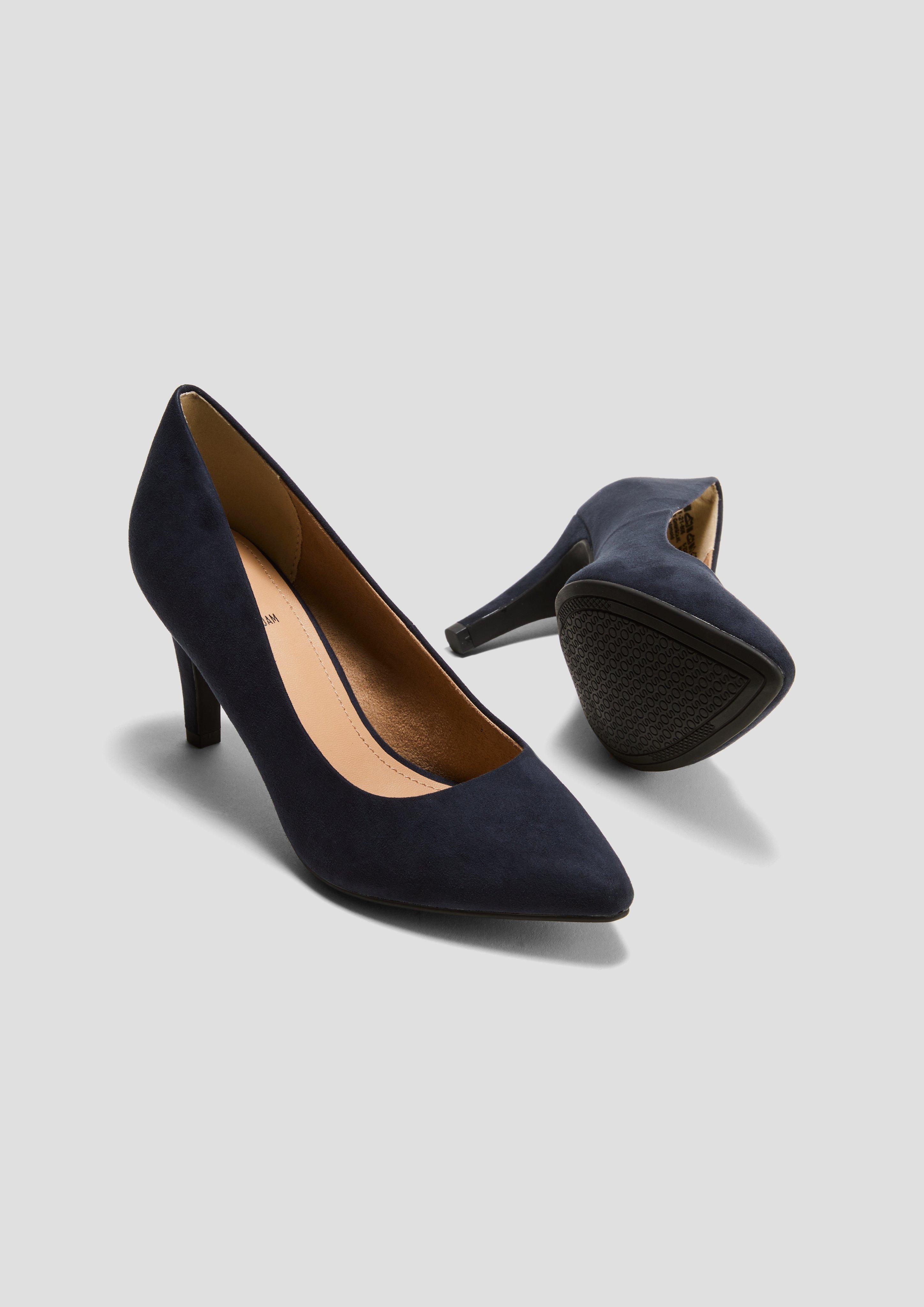 Pumps in Veloursleder-Optik  6008246-805