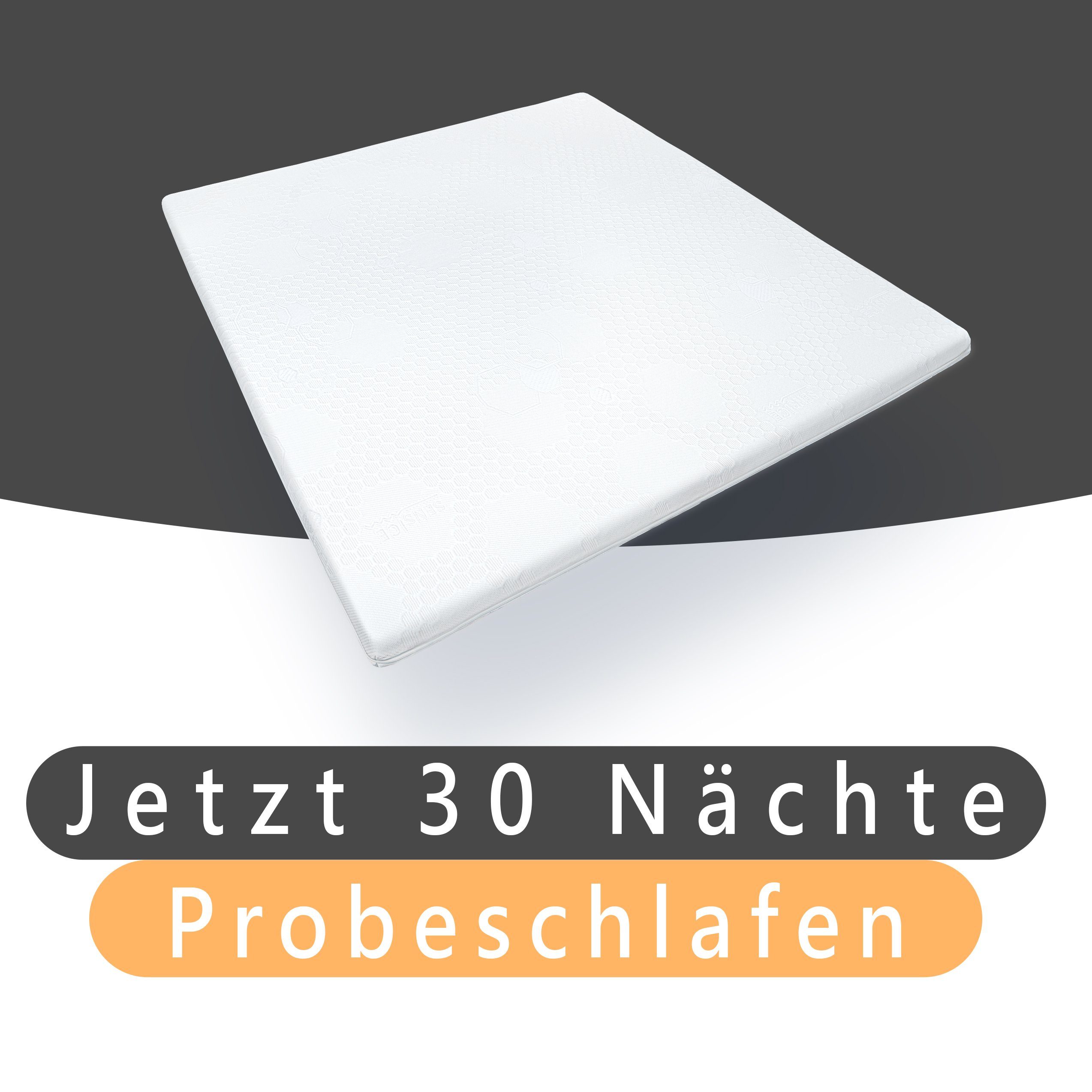 Topper Sommer-Wintertopper bequeme Matratzenauflage für Bett & Boxspringbett, wonello, 6 cm hoch, Gelschaum, Matratzentopper mit kühlender Sommerseite, zertifiziert & waschbar