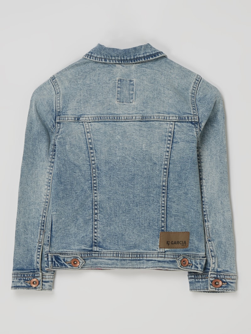 Jeansjacke mit Stretch-Anteil Modell 'Caily' in jeans