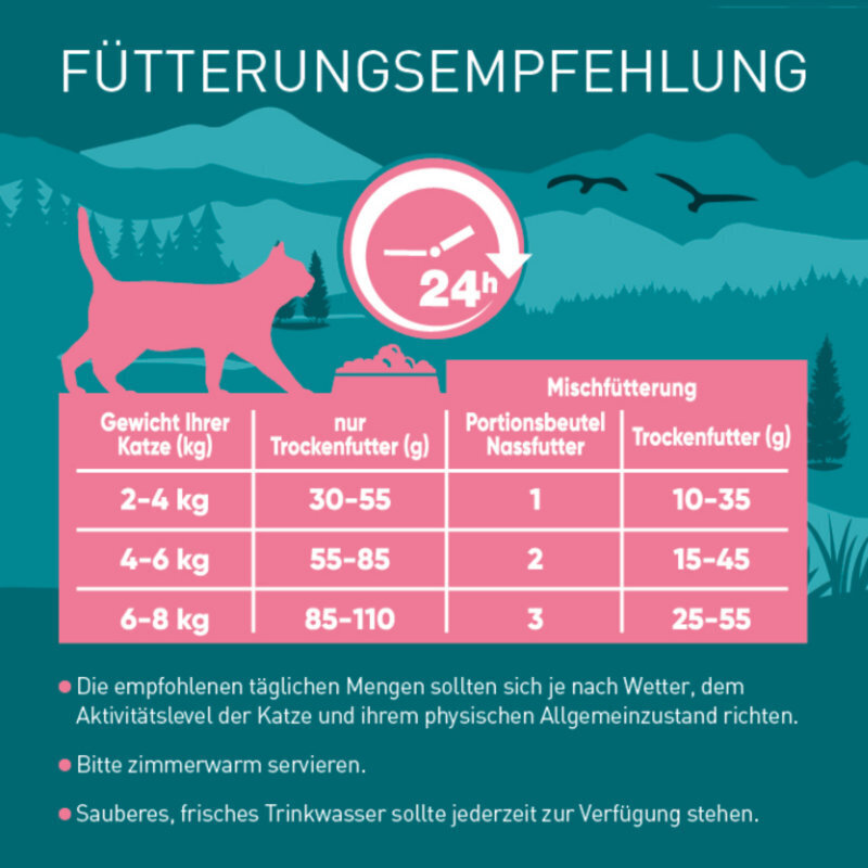 Purina ONE Trockenfutter Purina ONE Wild Sense Reich an Lachs 400 g