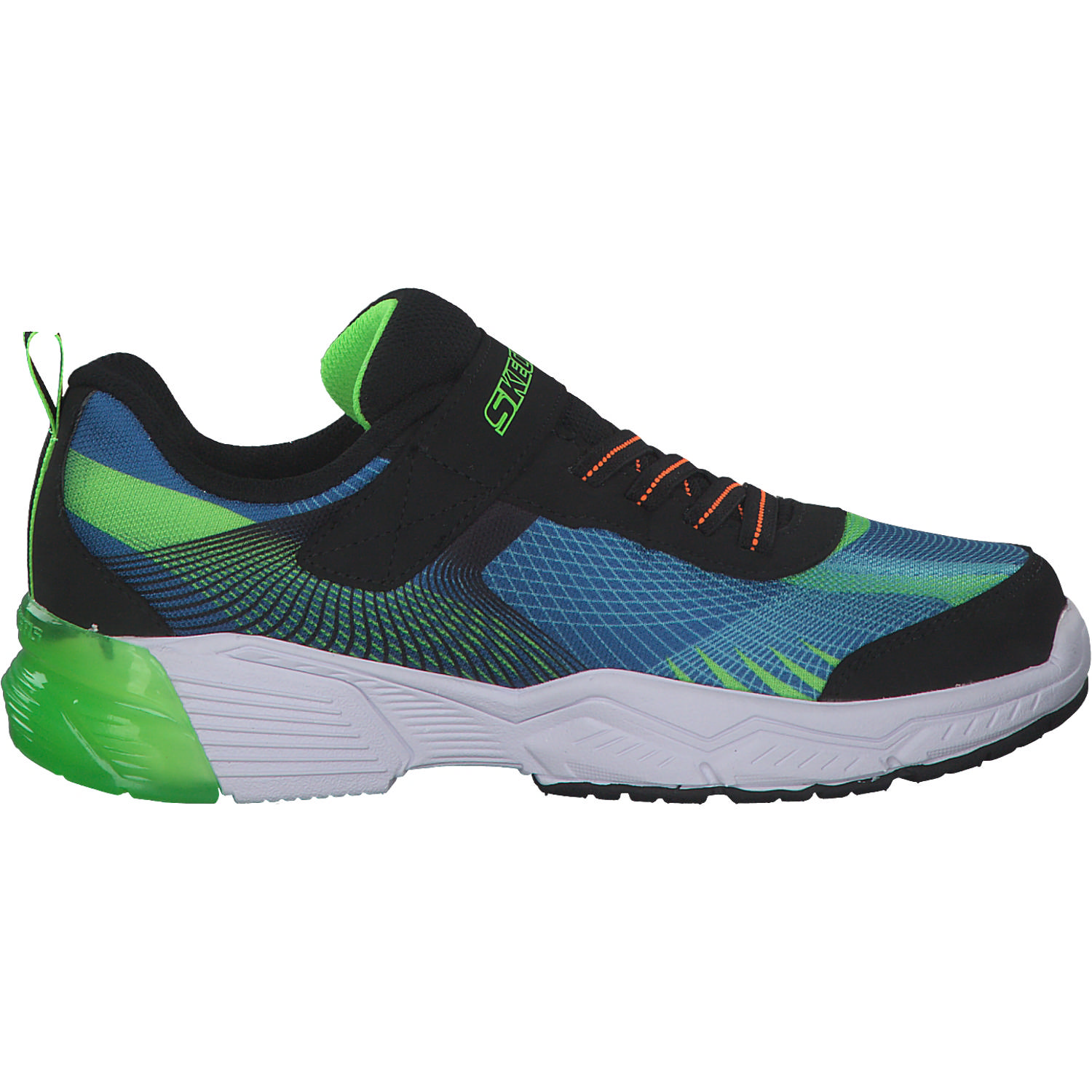 Skechers 403728L, Sneakers Low, Kinder, Blue/Lime
