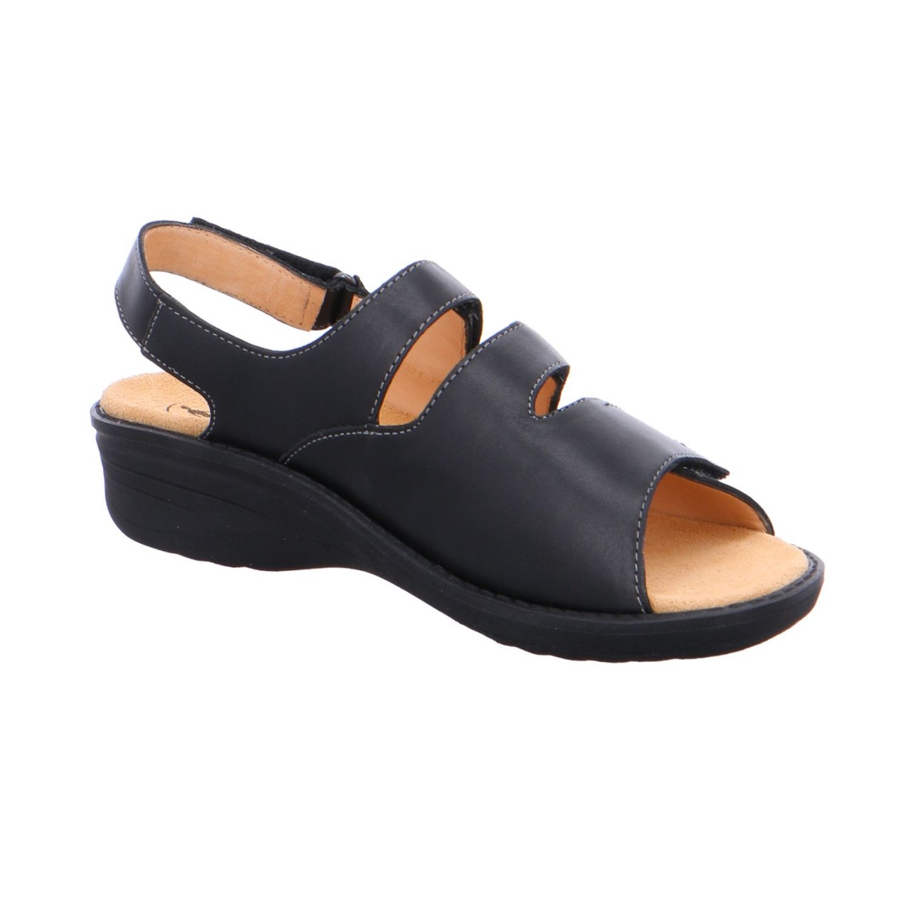 GANTER Komfort Sandalen schwarz Hera schw.