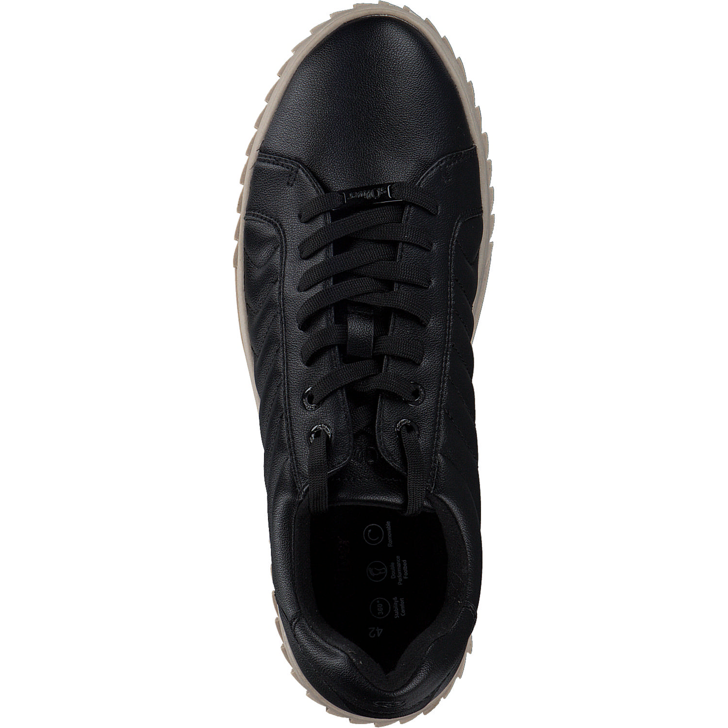 s. Oliver 23601, Schnürschuhe, Damen, Schwarz