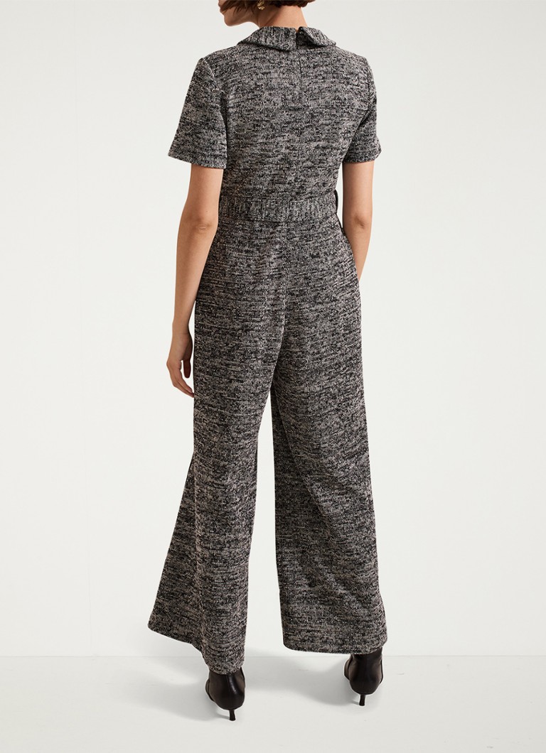 Phase Eight Lavinia wide fit jumpsuit in tweed look