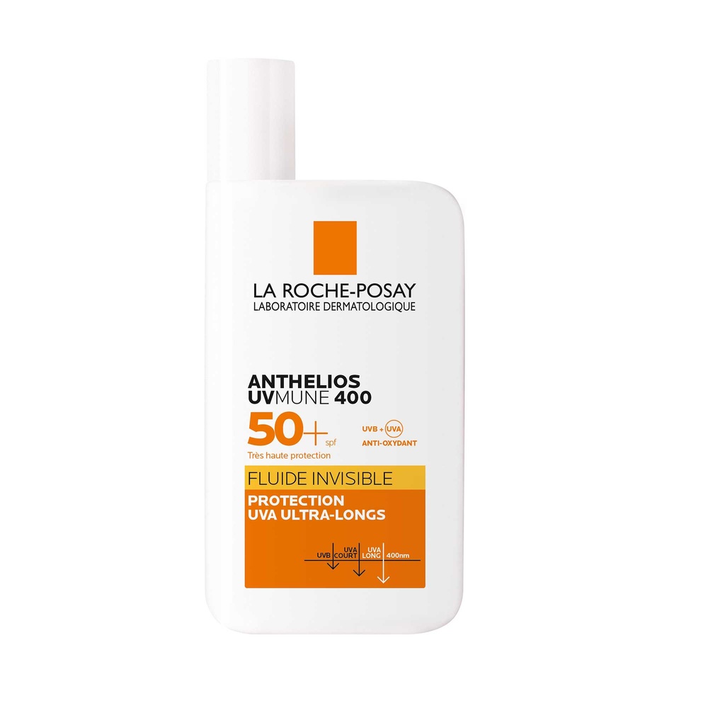 La Roche-Posay Anthelios Fluide Invisible Visage Très Haute Protection Indice 50 Avec Parfum