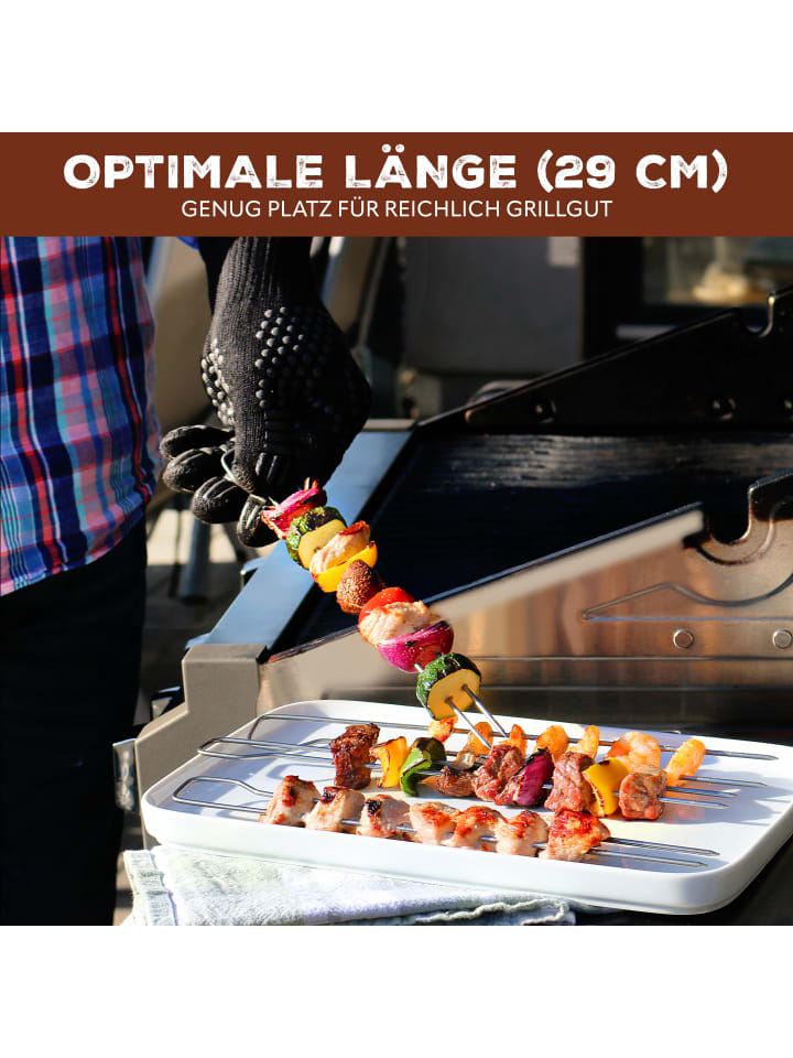 bremermann 8-er-Set Doppel-Grillspieße günstig kaufen onesize