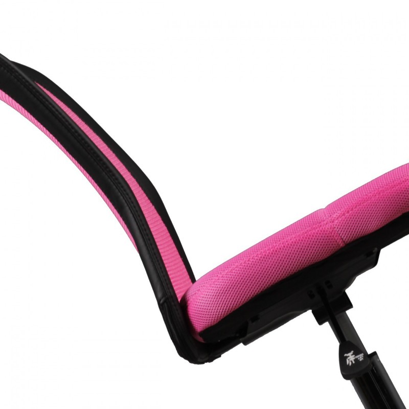 Amstyle Jugendstuhl Lukas Kinderzimmerstuhl Kinderdrehstuhl Netz Pink Schreibtischstuhl höhenverstellbar