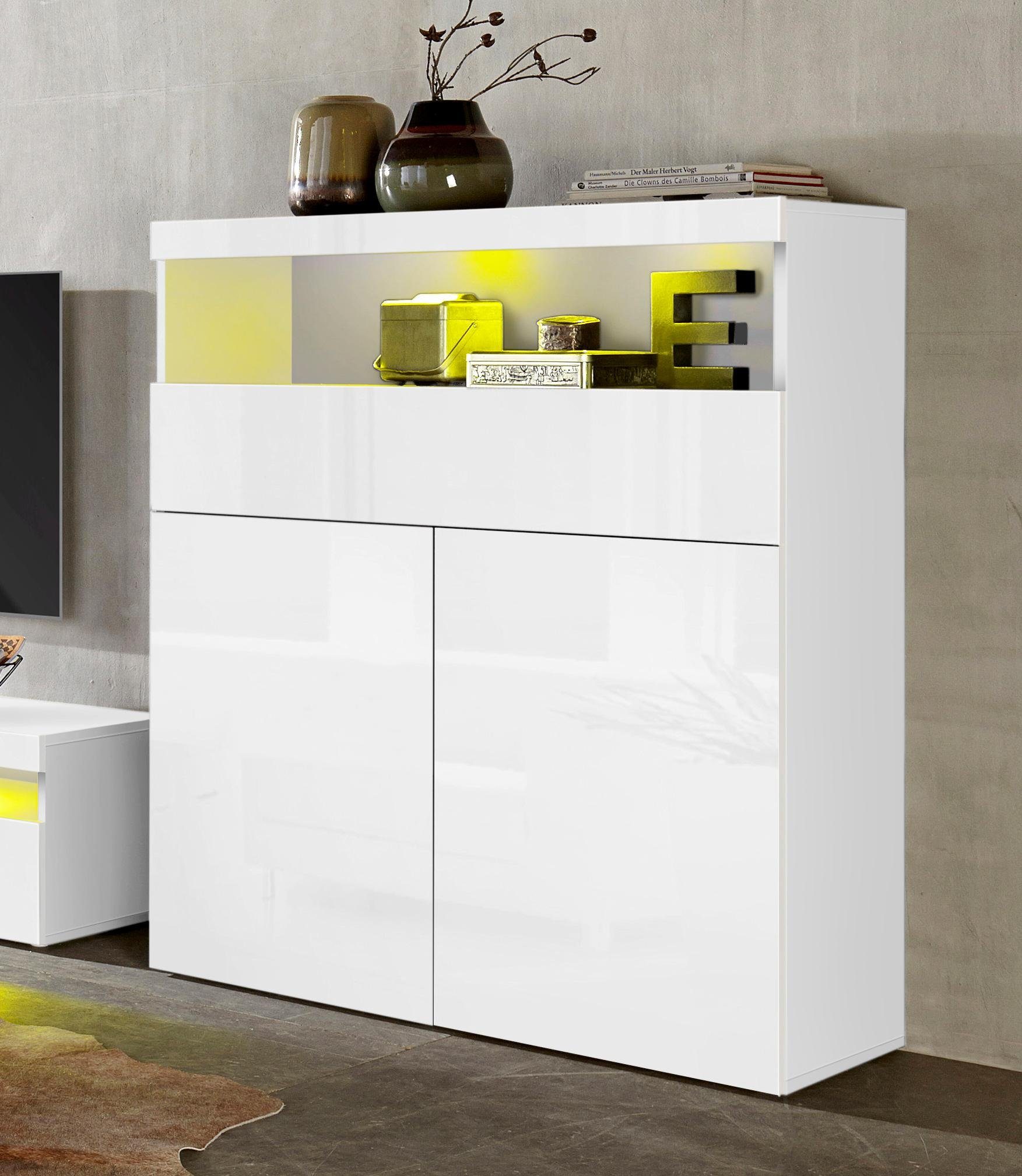Tecnos Highboard, Breite 100 cm, ohne Beleuchtung