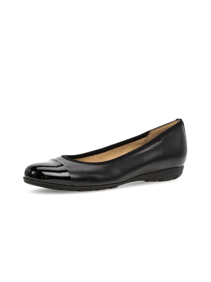Gabor Fashion Sportliche Ballerinas in schwarz günstig kaufen 35,5