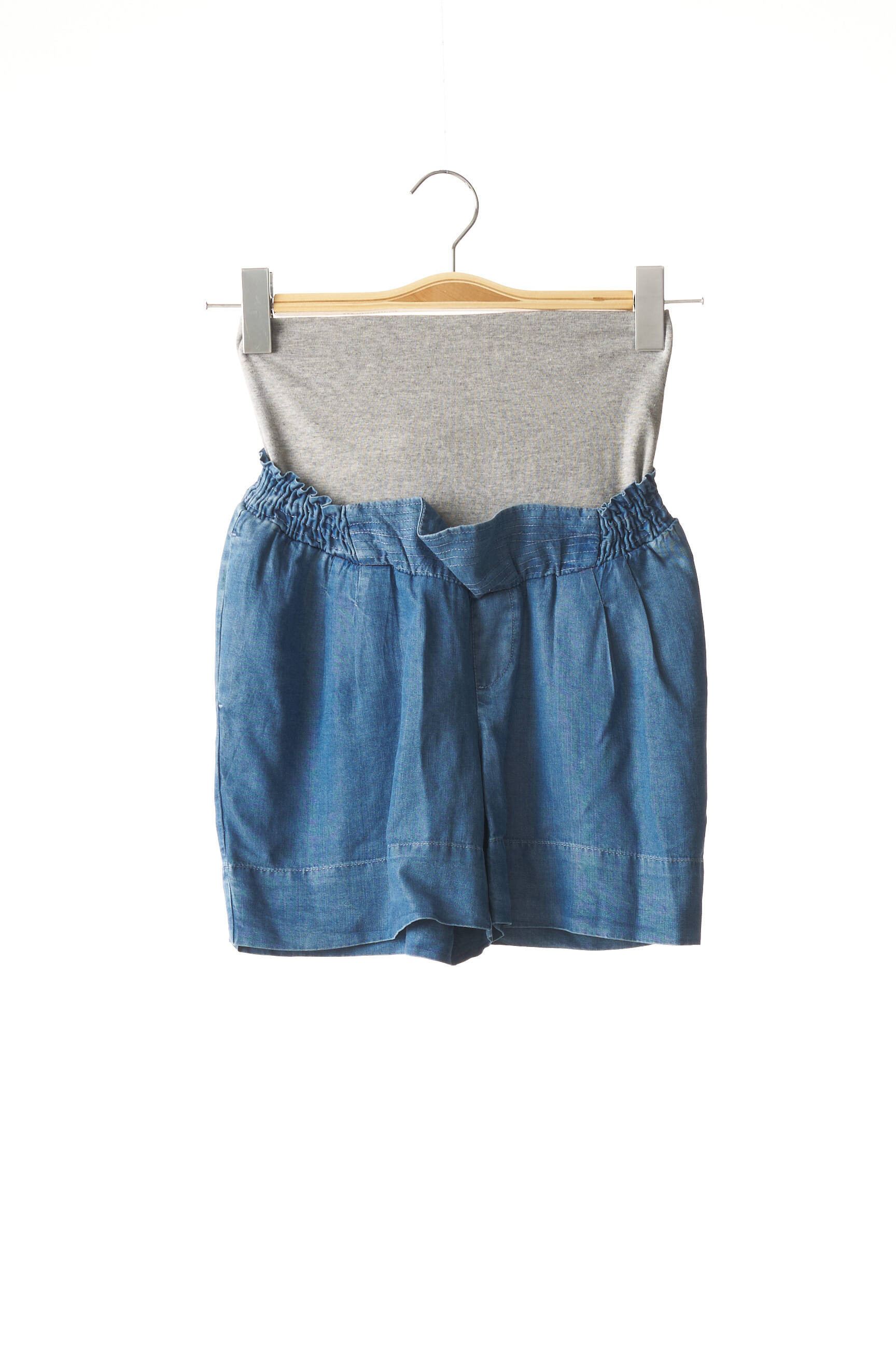 Love2wait Shortsbermudas Maternite Femme couleur bleu