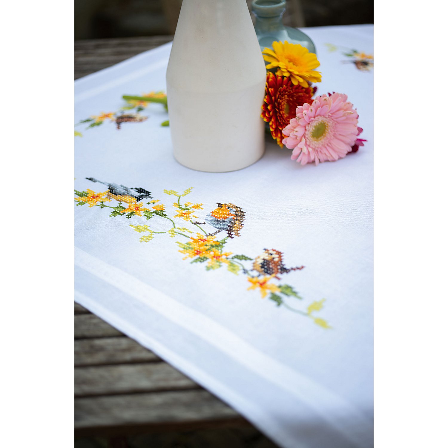 Stickmitteldecke 
