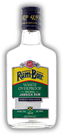 Worthy Park Rum-Bar White Overproof 0,2 Liter Worthy Park Rum-Bar White Overproof 0,2 Liter  0,2	 Liter - Vol 63%