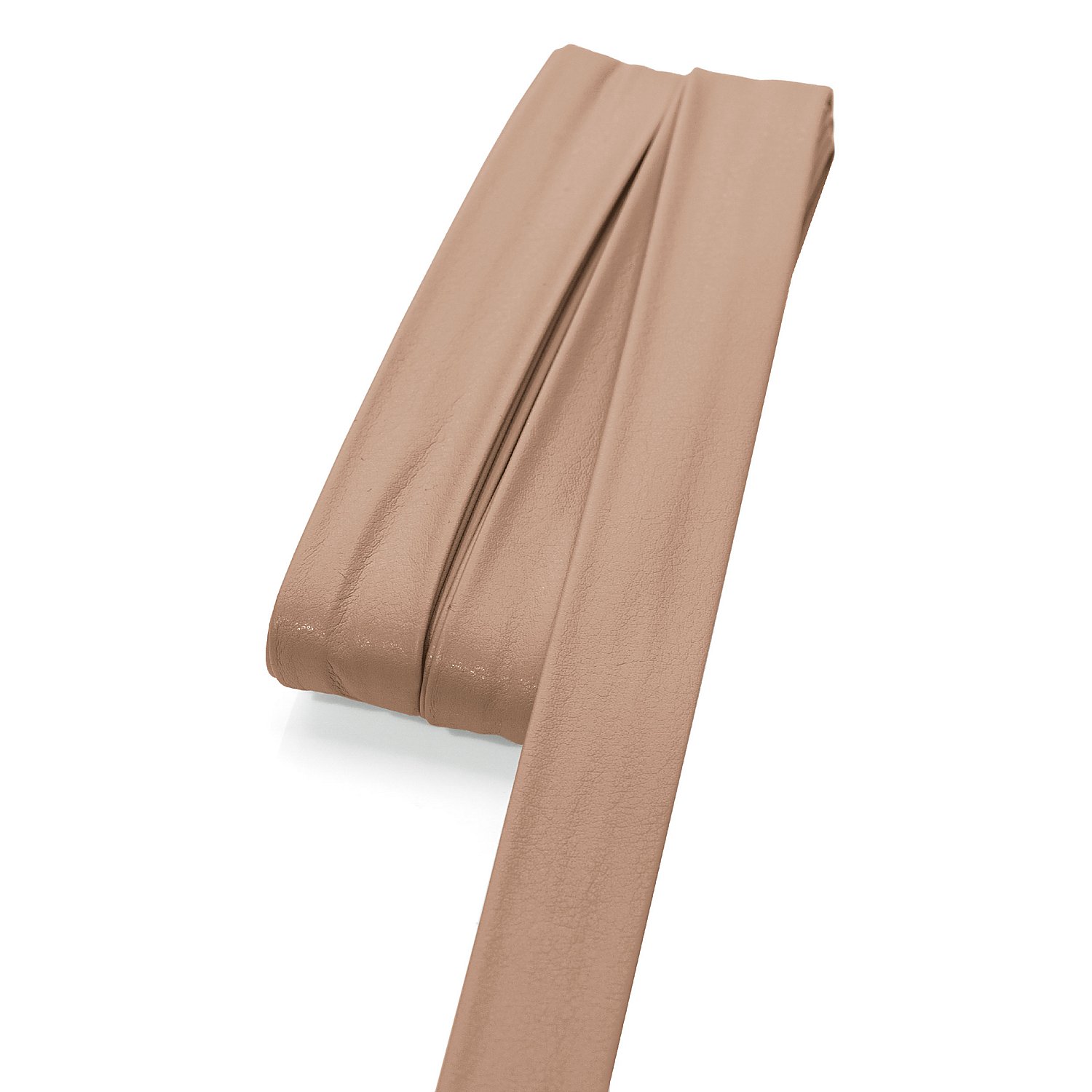 buttinette Kunstleder-Einfassband, hellbraun, 2 cm, Länge: 5 m