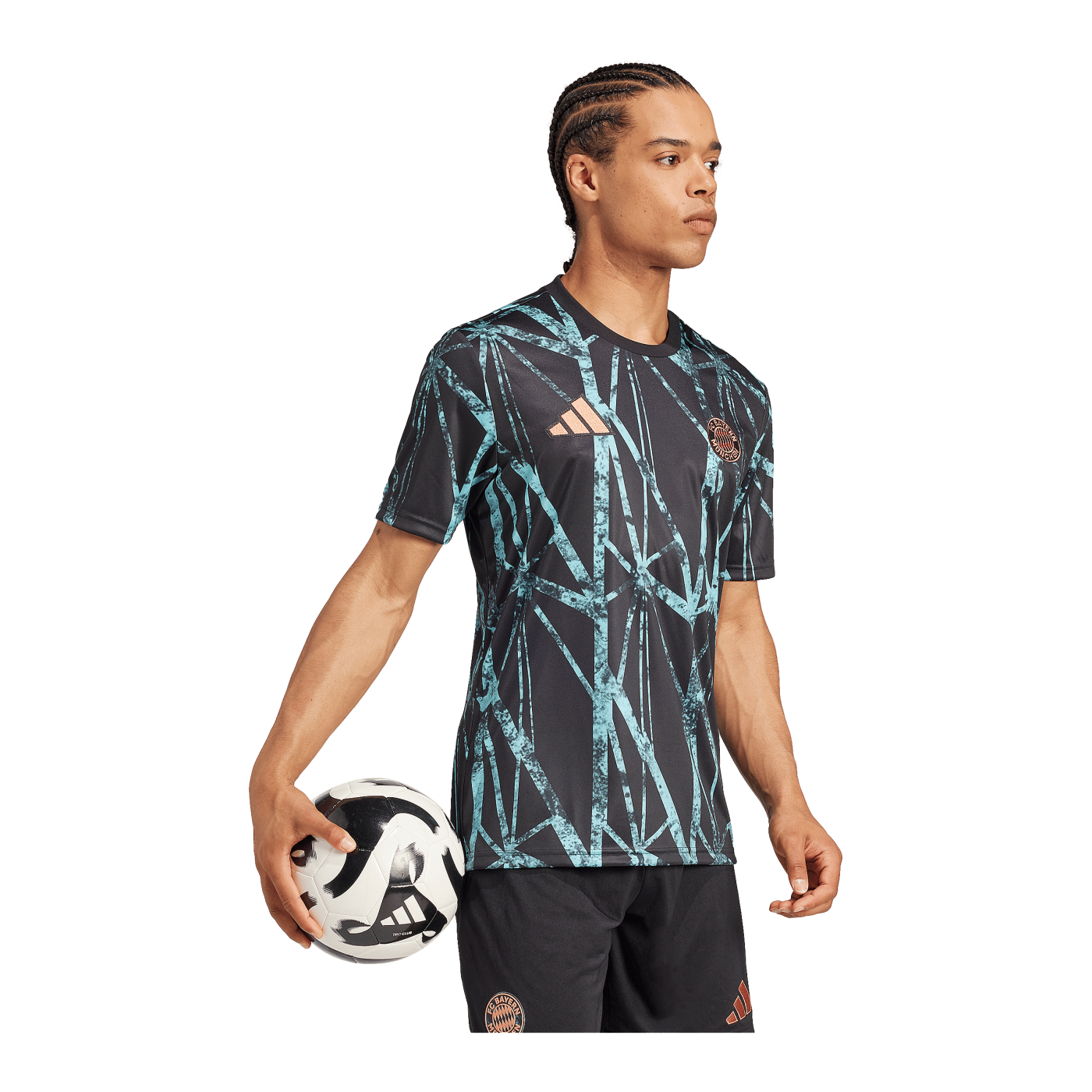 adidas FC Bayern München Prematch Shirt 2024/2025 Schwarz
