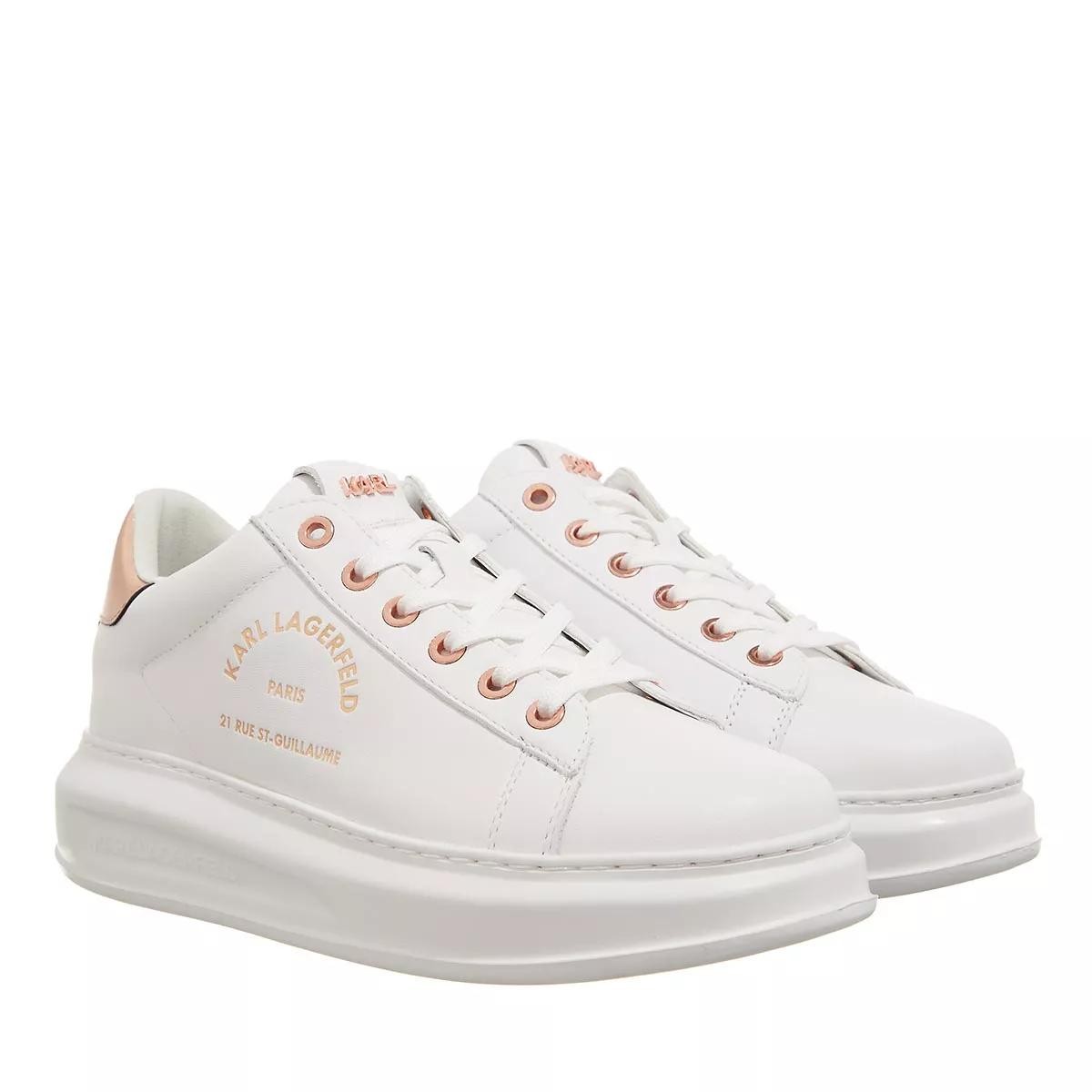 LAGERFELD Freizeit Schnürer weiss Low-Top Sneaker