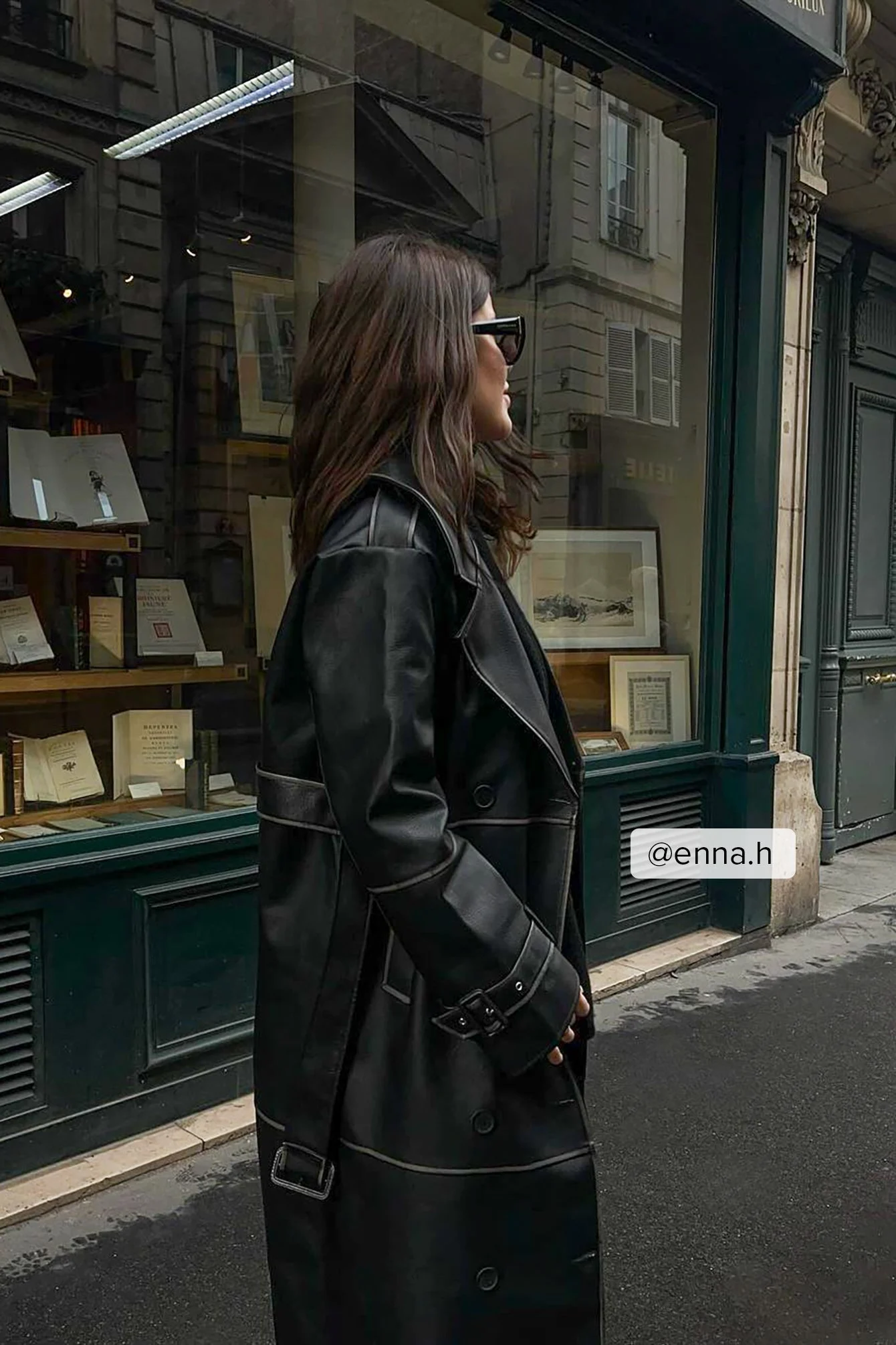 Ausgewaschener PU-Trenchcoat