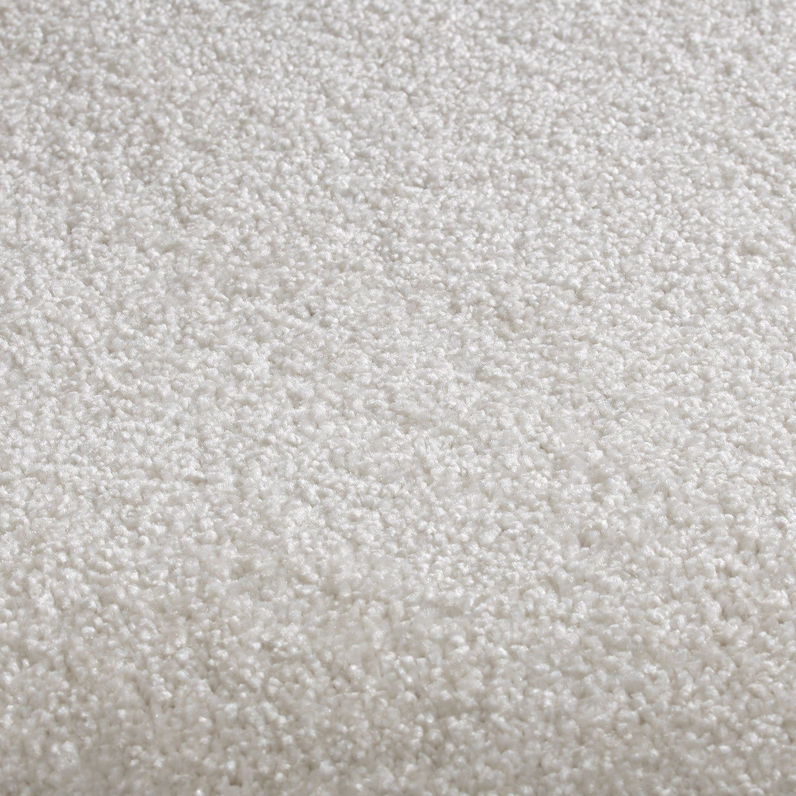 Hochflor-Bettumrandung Sundae Creme 20, 3 Größen, Teppichläufer Floordirekt, Höhe 13.5 mm, (3-tlg), Velours