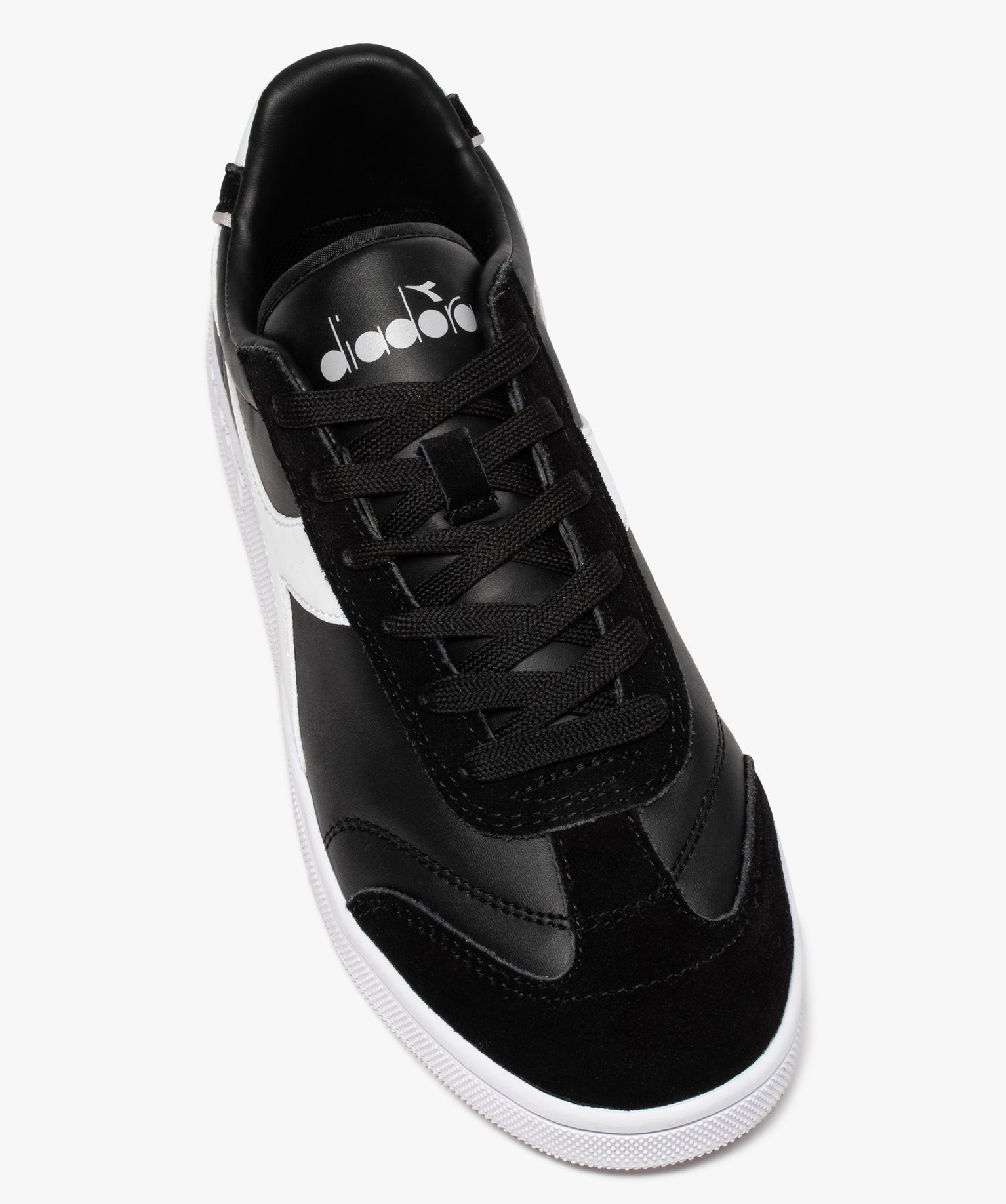 Baskets homme à lacets style rétro - Diadora noir | GEMO